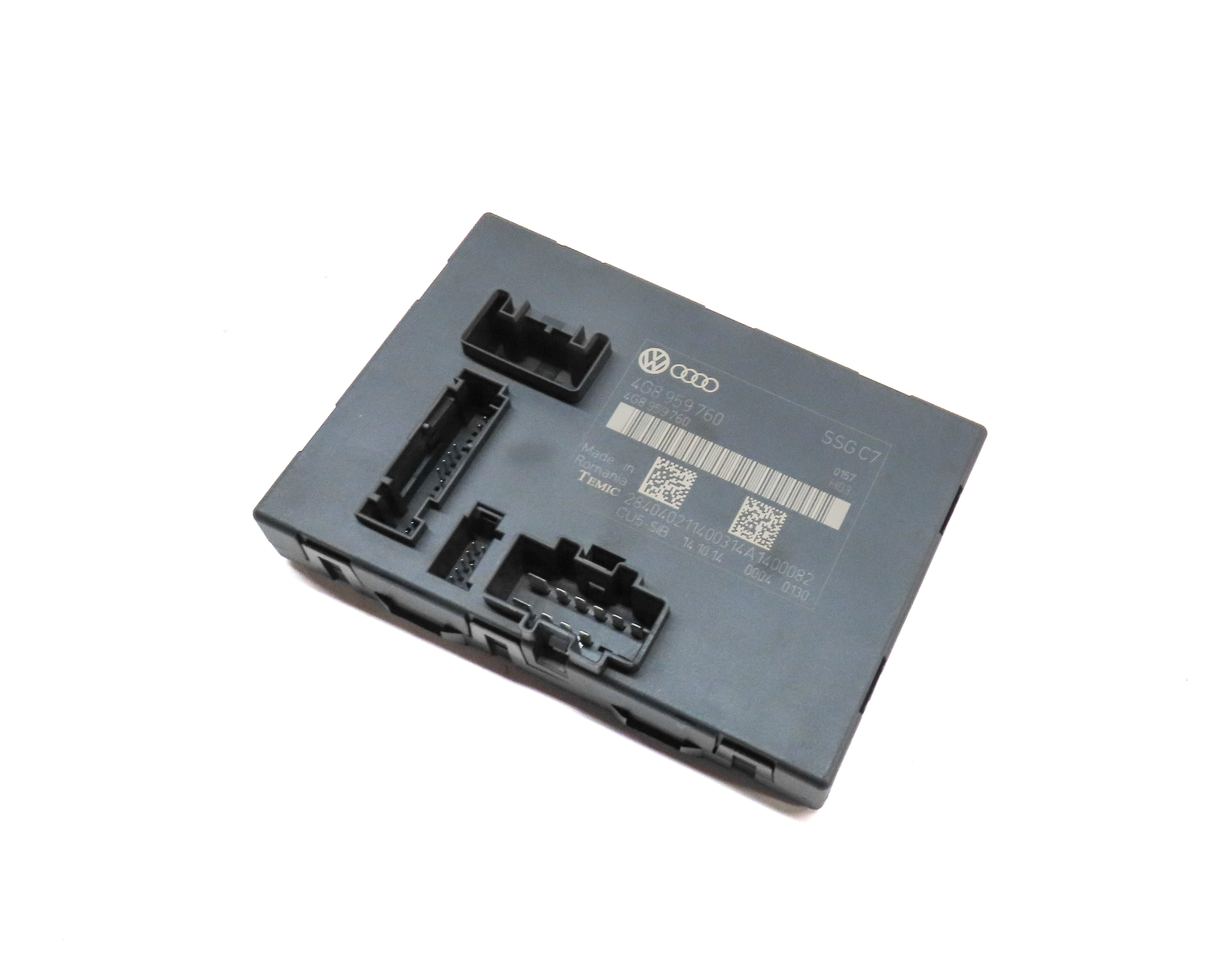 2012-2017 AUDI A6 S6 (C7) LEFT FRONT DRIVER MEMORY SEAT CONTROL MODULE — exact item pictured